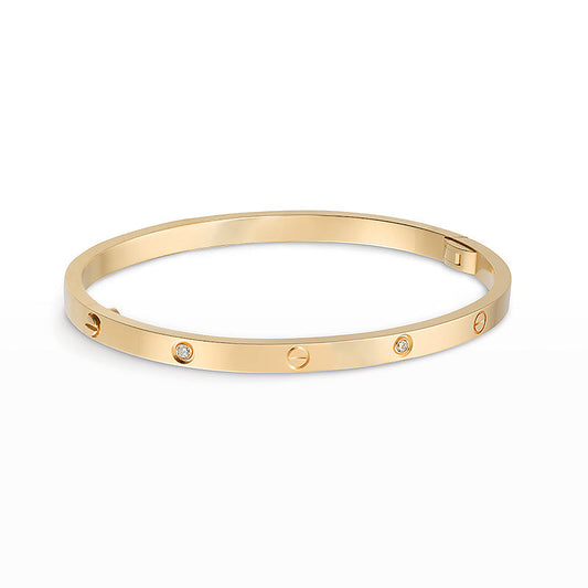[OAK JURI]LOVE BRACELET 3.65MM 6 DIAMONDS