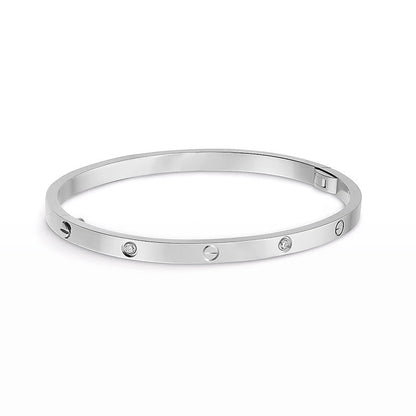 [OAK JURI]LOVE BRACELET 3.65MM 6 DIAMONDS