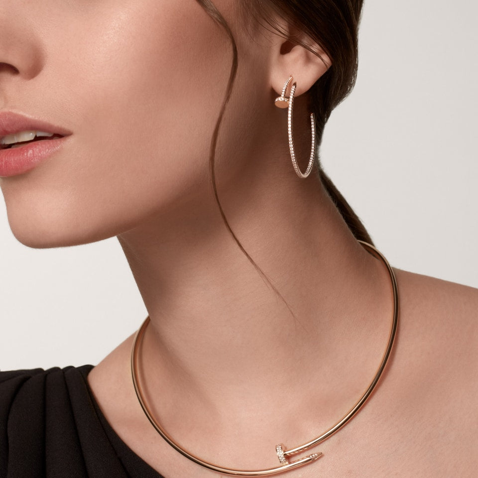 [OAK JURI]JUSTE FULL DIAMOND LARGE EARRINGS