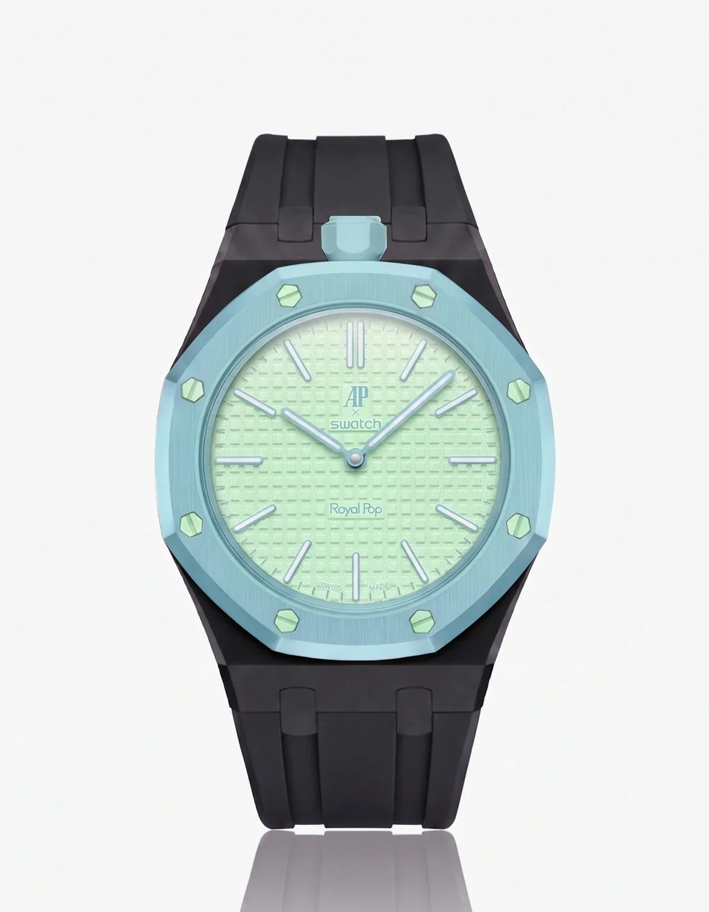 Silicone Strap & Bioceramic Case  Royal Pop  Blaue Acht
