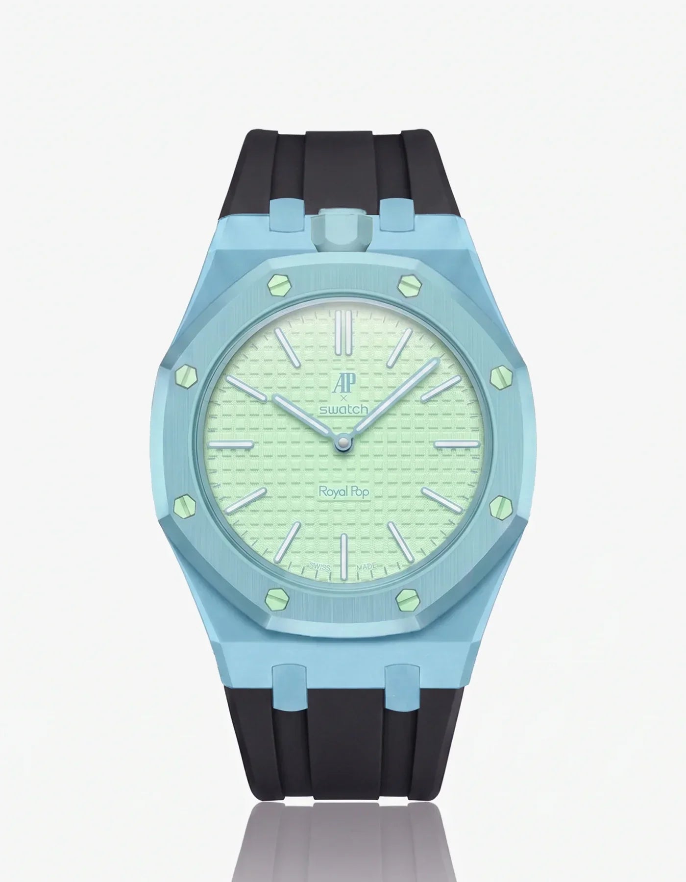 Silicone Strap & Bioceramic Case  Royal Pop  Blaue Acht