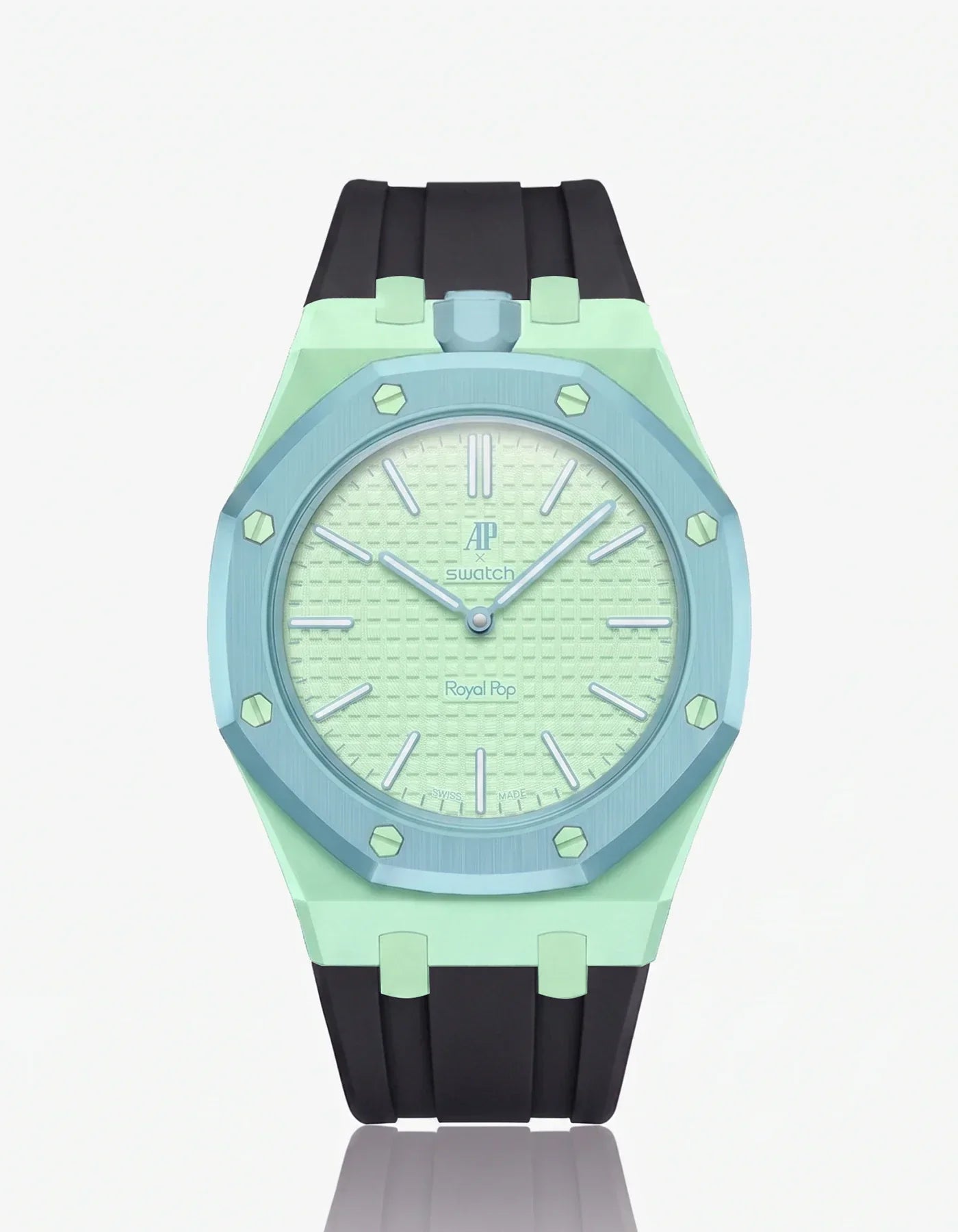 Silicone Strap & Bioceramic Case  Royal Pop  Blaue Acht