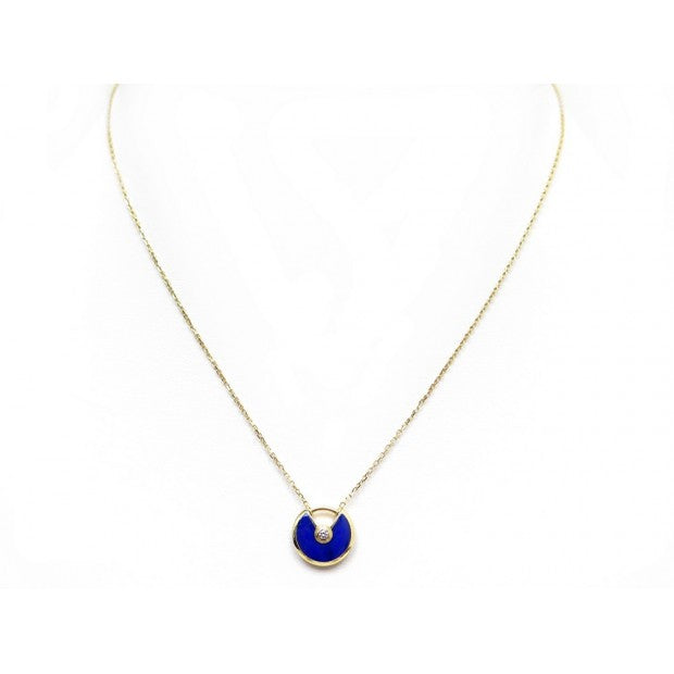 [OAK JURI]AMULETTE ROSE GOLD AGATE NECKLACE