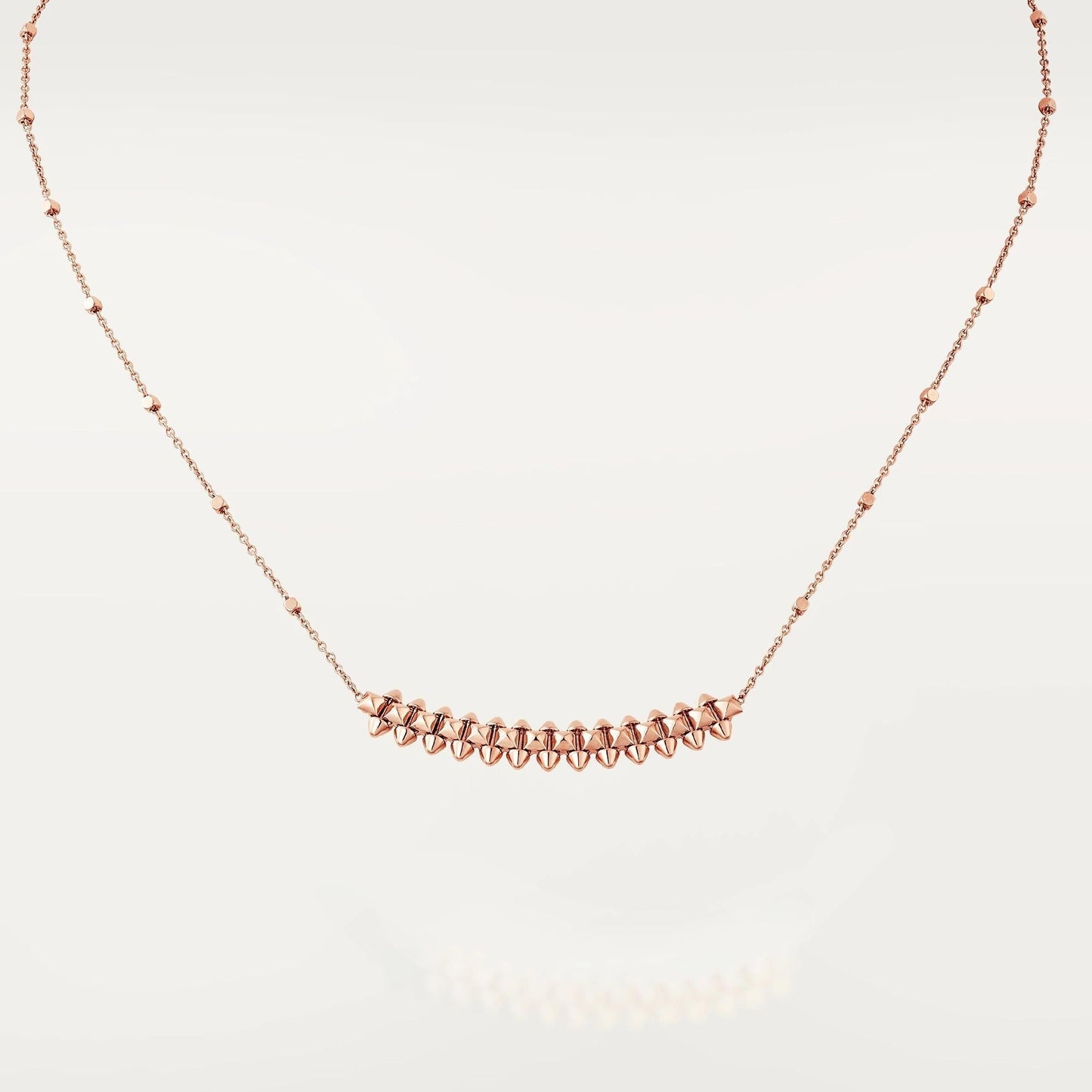 [OAK JURI]CLASH PINK GOLD NECKLACE