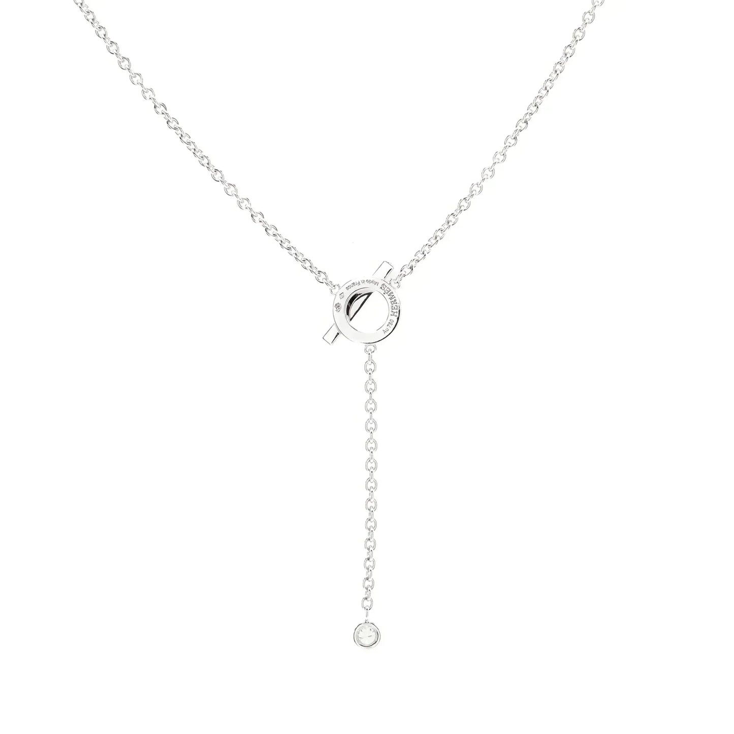 [OAK JURI]FINESSE SILVER DIAMOND NECKLACE