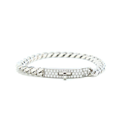 [OAK JURI]KELLY CHAIN SILVER DIAMOND BRACELET