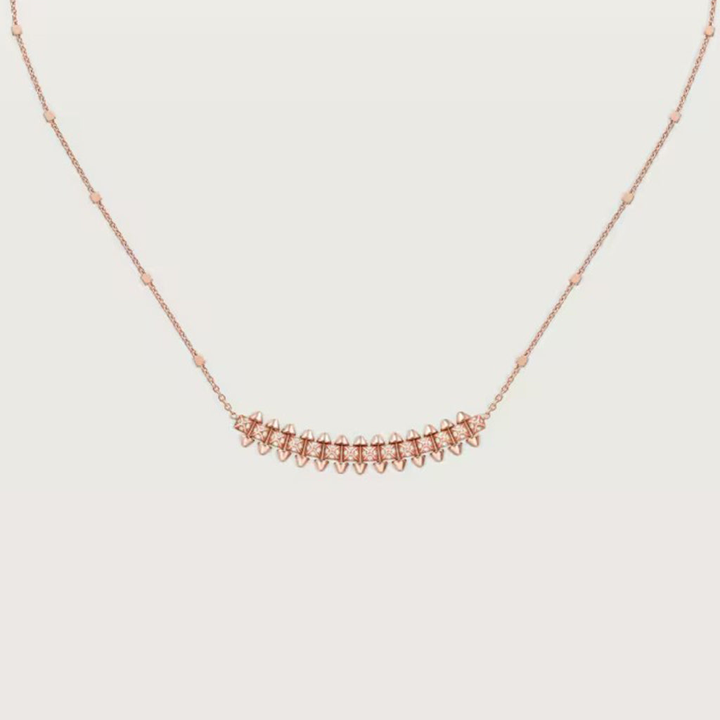 [OAK JURI]CLASH  SMALL FULL DIAMOND NECKLACE