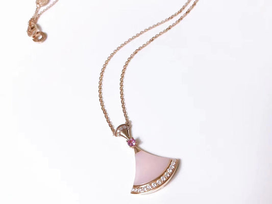 [OAK JURI]DREAM NECKLACE PINK MOP DIAMOND