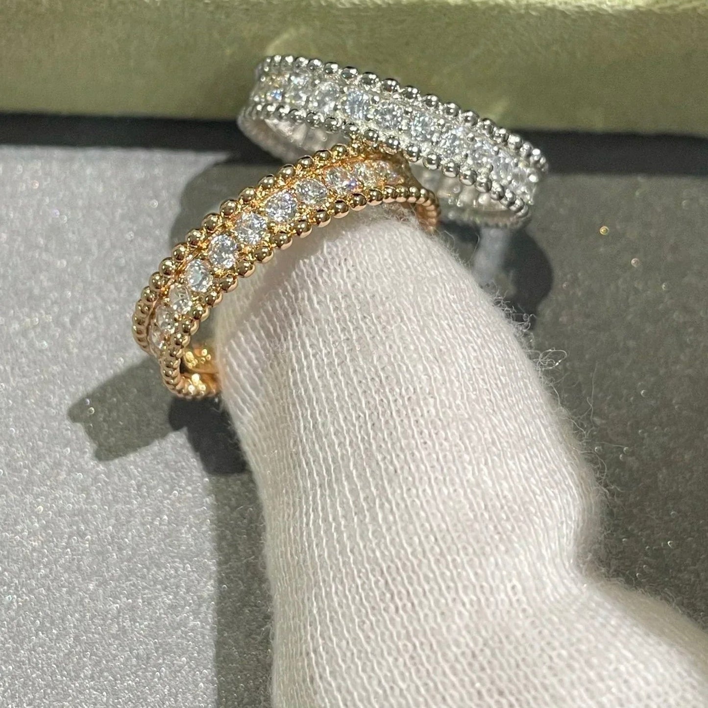 [OAK JURI]PERLEE DIAMOND SILVER RING