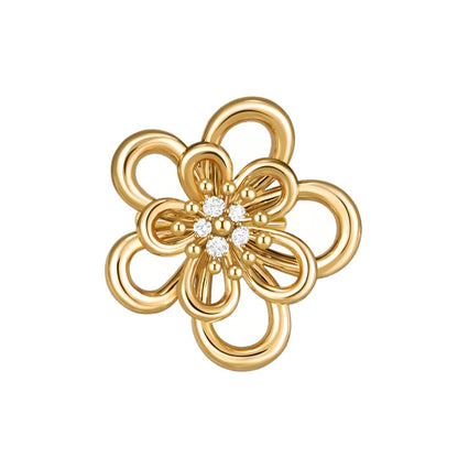[OAK JURI] FLOWERLACE RING 5 DIAMONDS