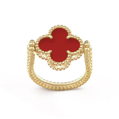 [OAK JURI]CLOVER RIVERSIBLE RING GOLD COLLECTION
