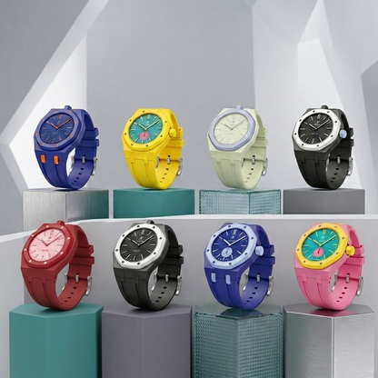Royal Oak Pop Exclusive Ceramic Dial  Silicone Strap