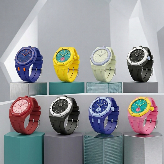 Royal Oak Pop Exclusive Ceramic Dial  Silicone Strap