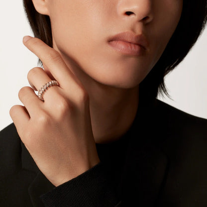 [OAK JURI]CLASH 6.4MM SMALL FULL DIAMOND RING