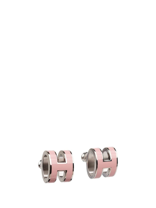 [OAK JURI]MINI POP H SILVER EARRINGS PINK