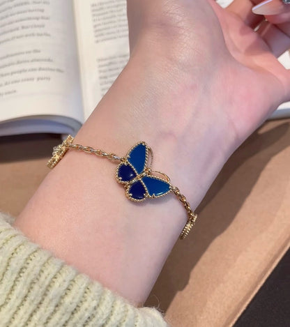 [OAK JURI]LUCKY SPRING BUTTERFLY 5 MOTIF BRACELET