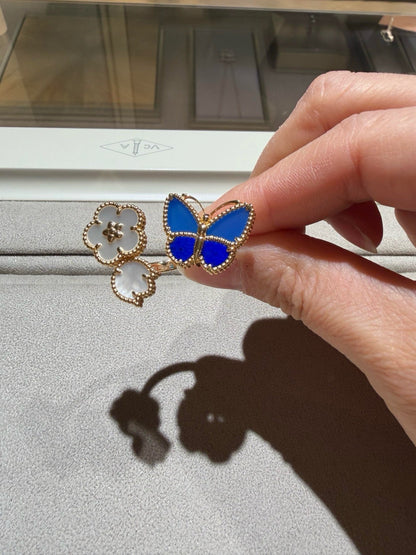 [OAK JURI]LUCKY SPRING BUTTERFLY OPEN-FACE RINGS