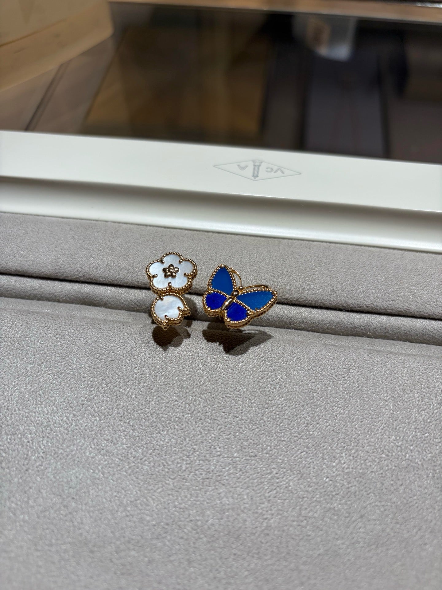 [OAK JURI]LUCKY SPRING BUTTERFLY OPEN-FACE RINGS
