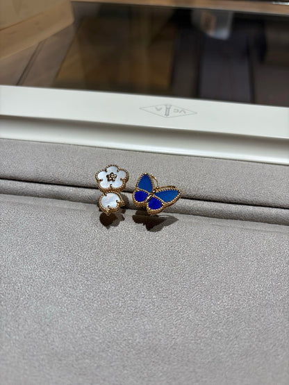 [OAK JURI]LUCKY SPRING BUTTERFLY OPEN-FACE RINGS