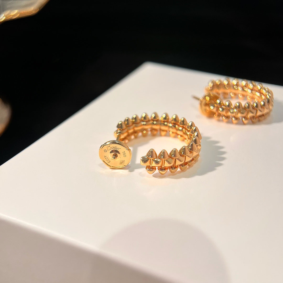 [OAK JURI]CLASH SMALL HOOP EARRINGS