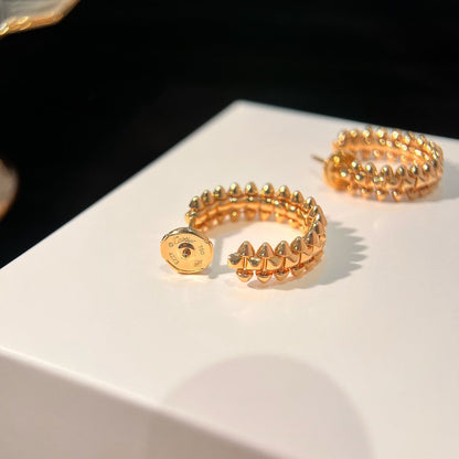 [OAK JURI]CLASH SMALL HOOP EARRINGS
