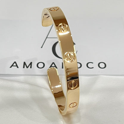 [OAK JURI]LOVE BRACELET 6.1MM OPEN CUFF