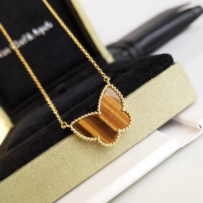 [OAK JURI] TIGER__ EYE BUTTERFLY NECKLACE