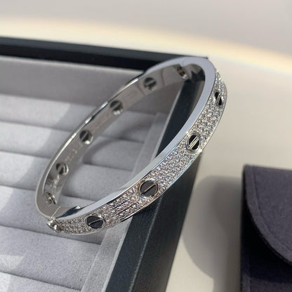 [OAK JURI]LOVE BRACELET 6.1MM DIAMOND-PAVED CERAMIC