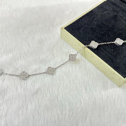 [OAK JURI]CLOVER 6 MOTIF DIAMOND BRACELET