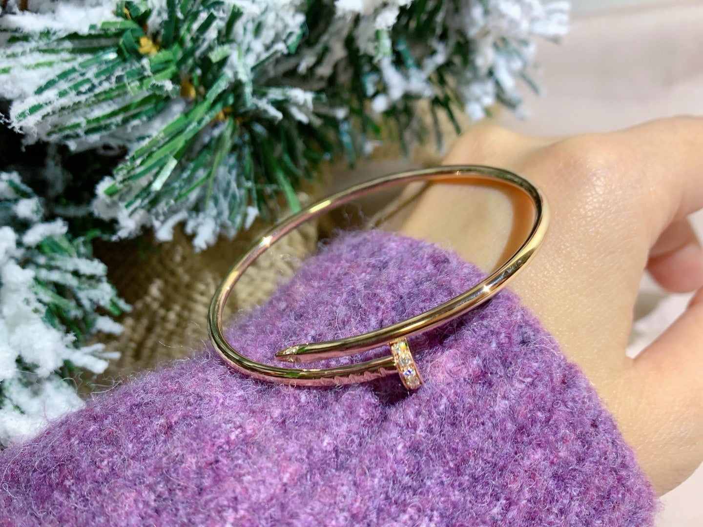 [OAK JURI]JUSTE BRACELET 2.5MM DIAMONDS