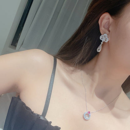 [OAK JURI]LOOP EARRINGS FULL MOTIF DIAMOND