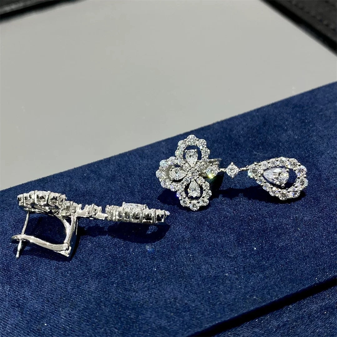 [OAK JURI]LOOP EARRINGS FULL MOTIF DIAMOND