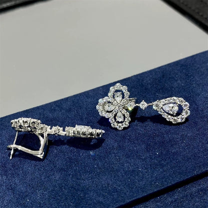 [OAK JURI]LOOP EARRINGS FULL MOTIF DIAMOND