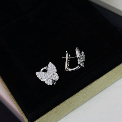 [OAK JURI]BUTTERFLY ALL DIAMOND EARRINGS