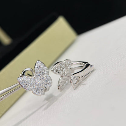 [OAK JURI]BUTTERFLY ALL DIAMOND EARRINGS
