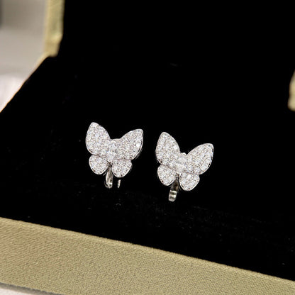 [OAK JURI]BUTTERFLY ALL DIAMOND EARRINGS
