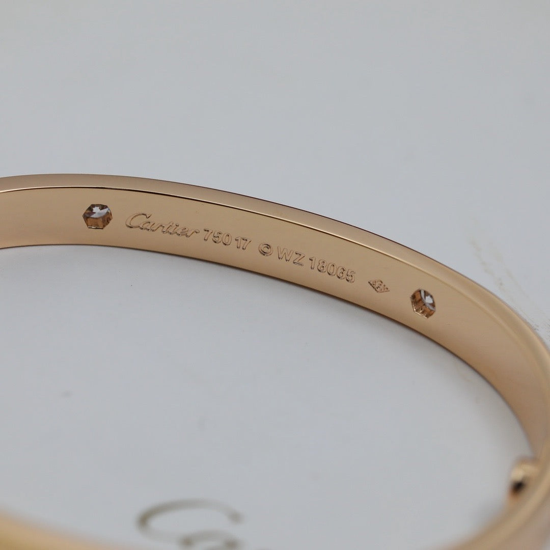 [OAK JURI]LOVE BRACELET 6.1MM 4 DIAMONDS