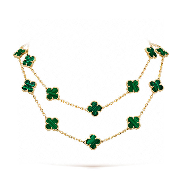 [OAK JURI]CLOVER 20 MOTIFS MALACHITE GOLD