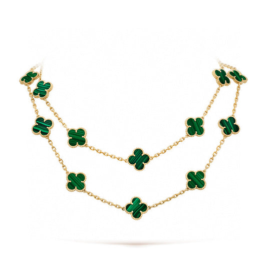 [OAK JURI]CLOVER 20 MOTIFS MALACHITE GOLD