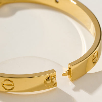 [OAK JURI]LOVE BRACELET 6.1MM 4 DIAMONDS