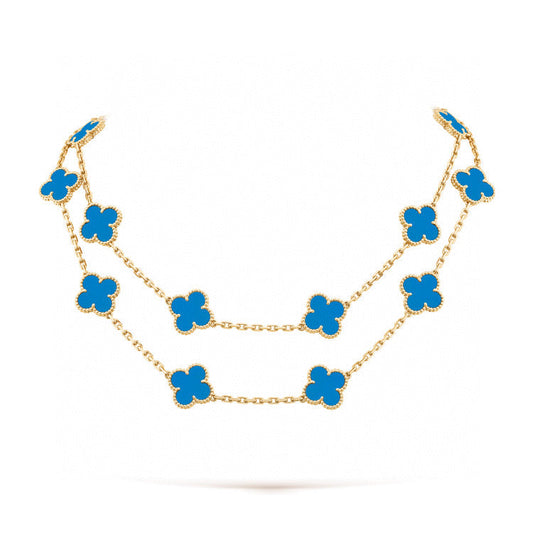[OAK JURI]CLOVER 20 MOTIFS TURQUOISE GOLD