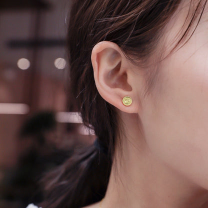 [OAK JURI]LOVE EARRINGS 7.2MM