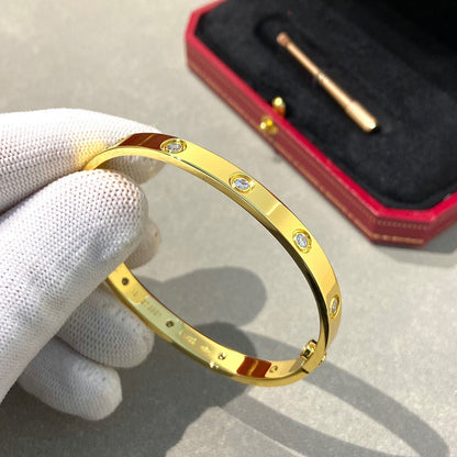 [OAK JURI]LOVE BRACELET 6.1MM 10 DIAMONDS