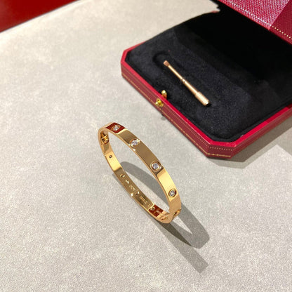 [OAK JURI]LOVE BRACELET 6.1MM 10 DIAMONDS