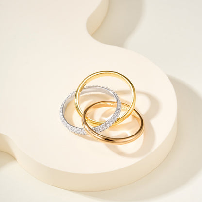 [OAK JURI]TRINITY 2.5MM RING COLLECTION