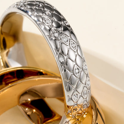 [OAK JURI]TRINITY  RING LEOPARD PRINT
