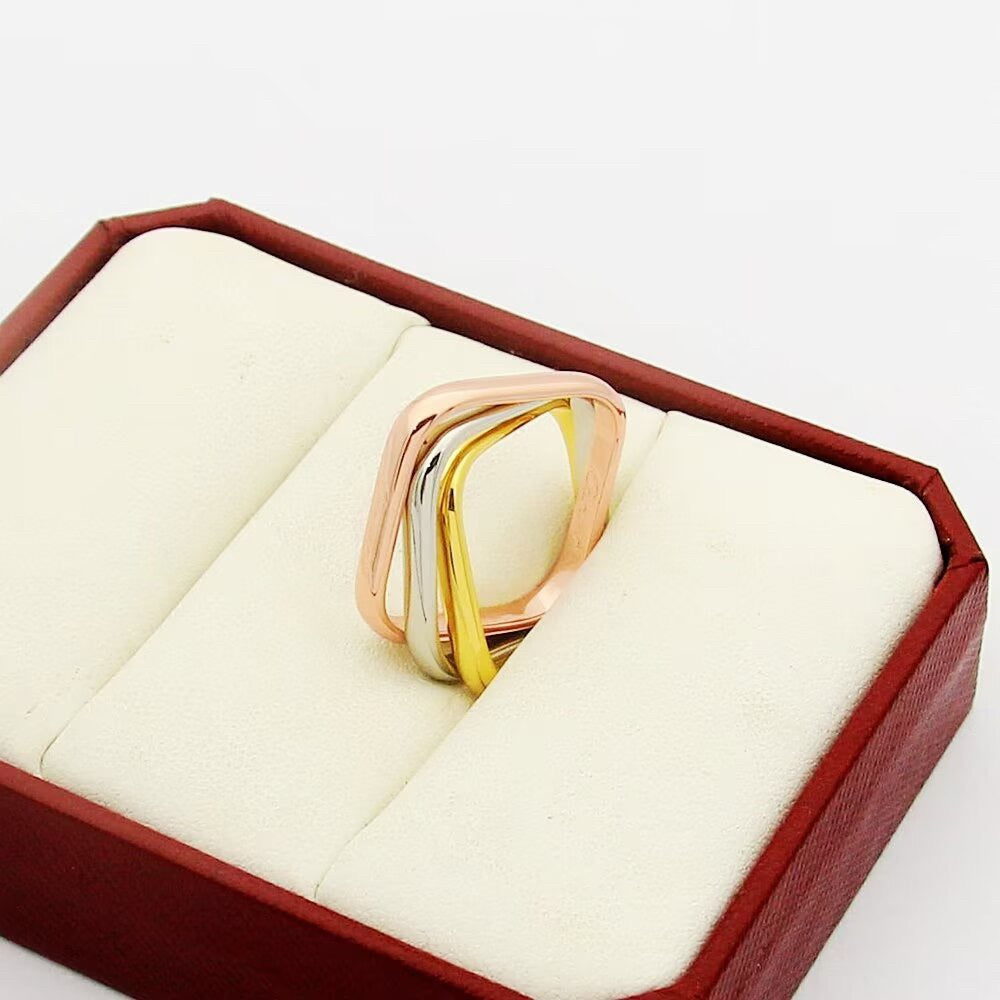 [OAK JURI]TRINITY 3.5MM CUSHION RING COLLECTION