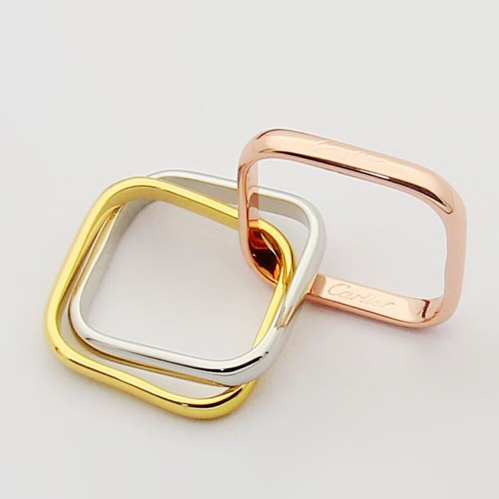 [OAK JURI]TRINITY 3.5MM CUSHION RING COLLECTION