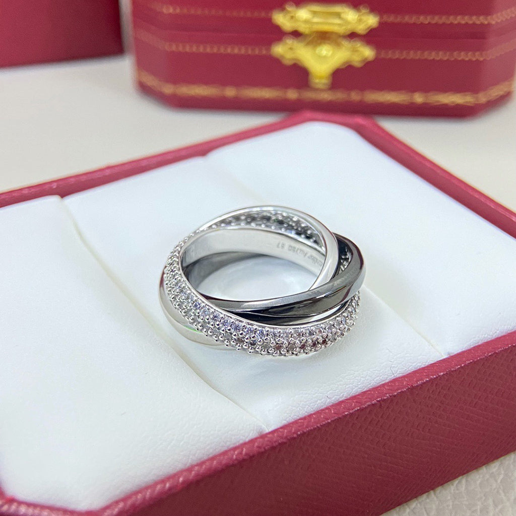 [OAK JURI]TRINITY 3.2MM RING BLACK CERAMIC