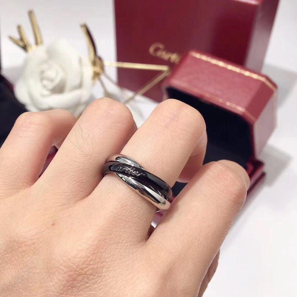 [OAK JURI]TRINITY 3.2MM RING BLACK CERAMIC